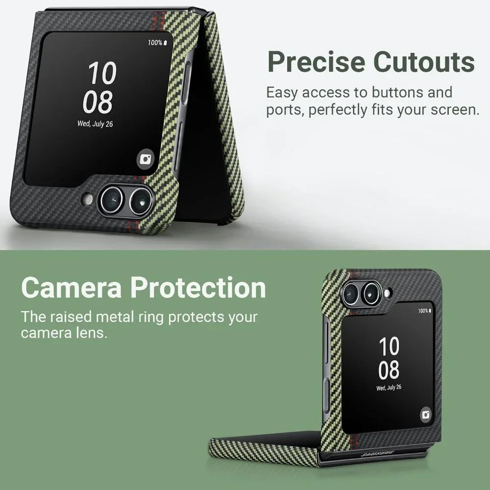 💯 Genuine📱PITAKA📱 MagEZ Case 3 for Z Flip 5 Compatible with MagSafe, Overture